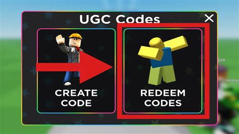 ugc roblox codes